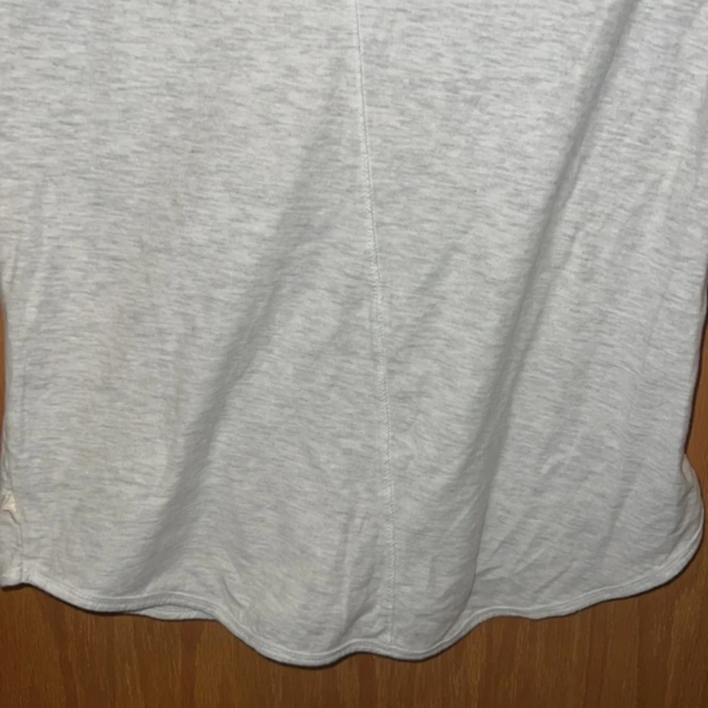 Zara T-Shirt Boys Size 13/14 Grey Short Sleeve Curved‎ Hem Crew Neck Tee